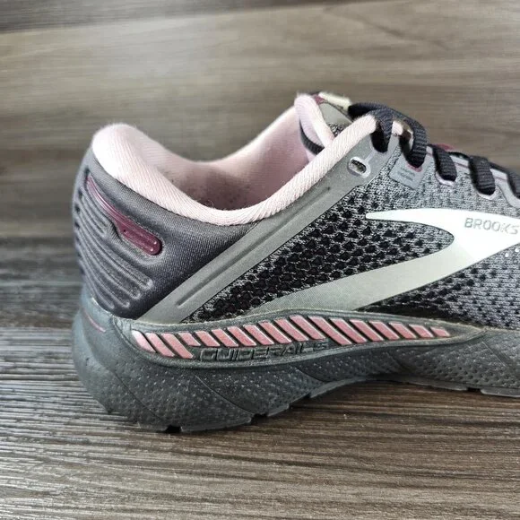 Brooks Adrenaline 22 GTS Rose Gray Shoes Sneakers 1203531B015 - Women's Size 10 - Picture 15 of 16